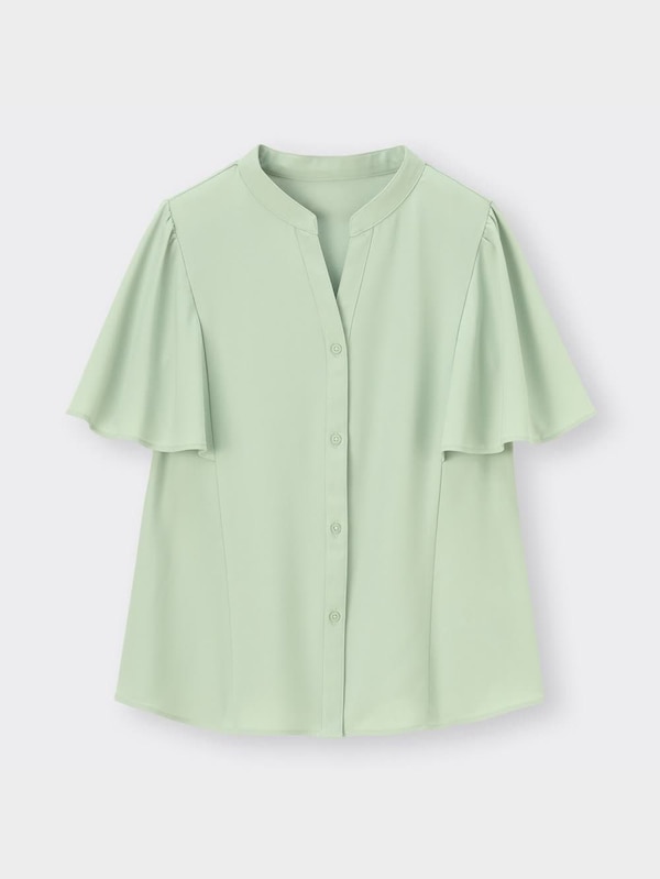 ケープスリーブブラウス(半袖)Z+E