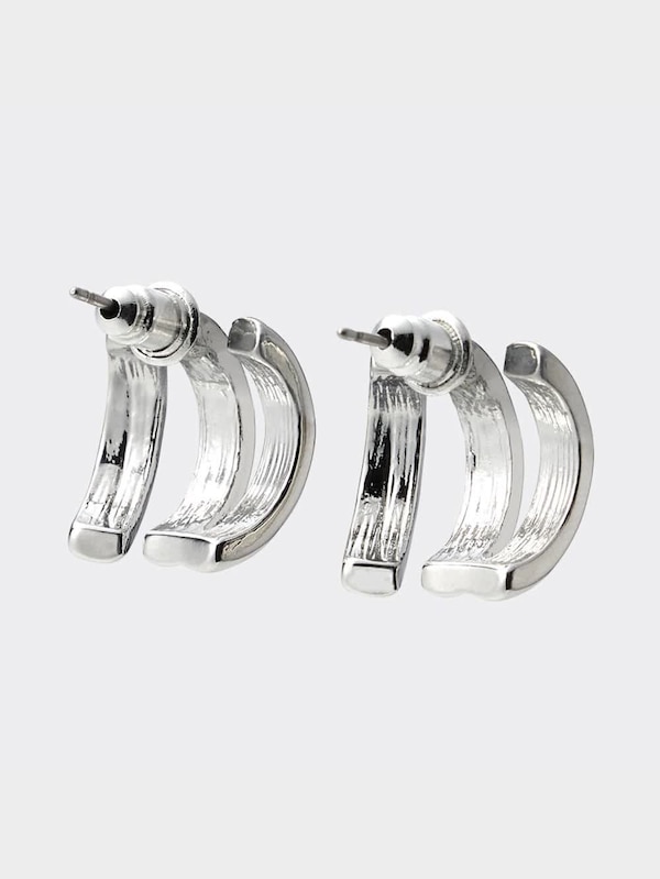 トリプルラインピアス&イヤーカフセット