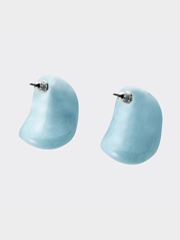 カラープレートピアス&イヤーカフセット