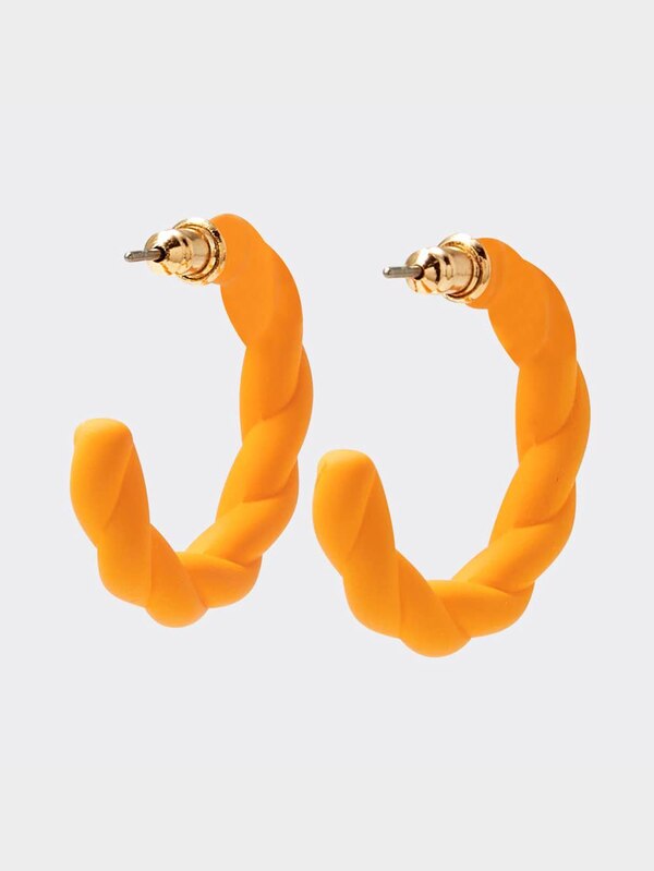 ツイストフープピアス&イヤーカフセット