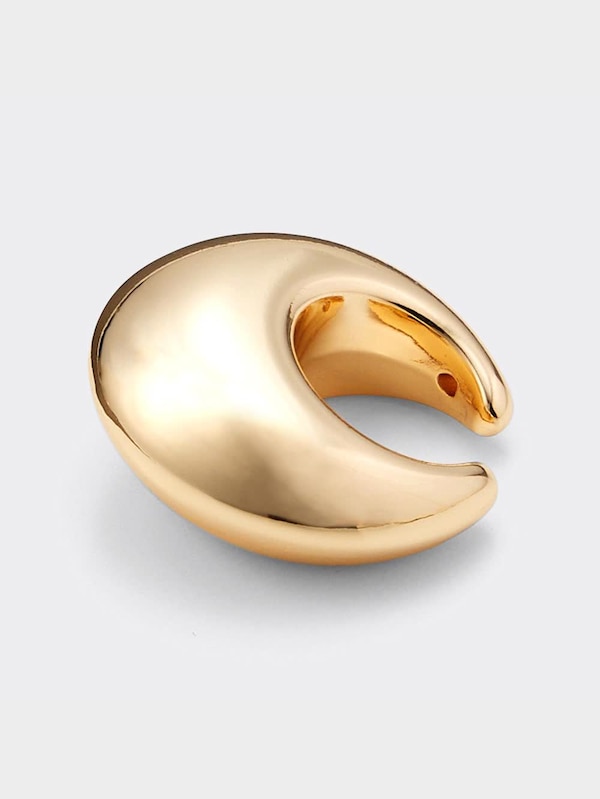 ツイストフープピアス&イヤーカフセット