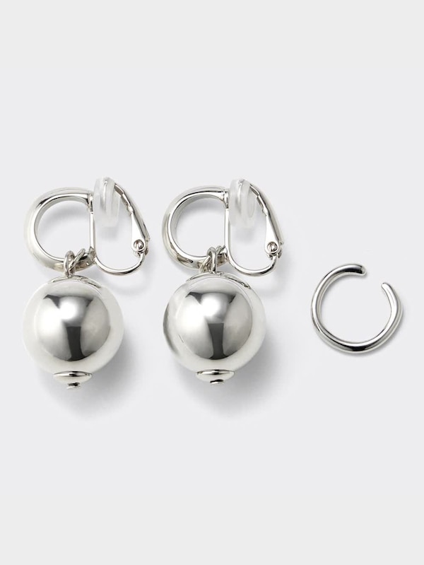 パールライクイヤリング&イヤーカフセット