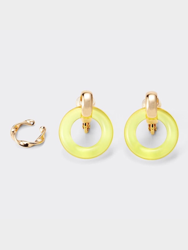 サークルイヤリング&イヤーカフセット