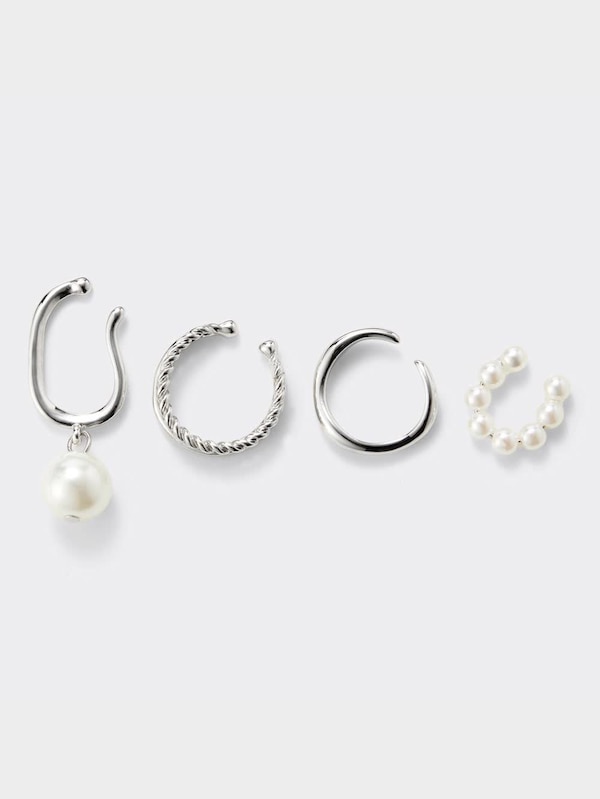 パールライク&メタルイヤーカフセット