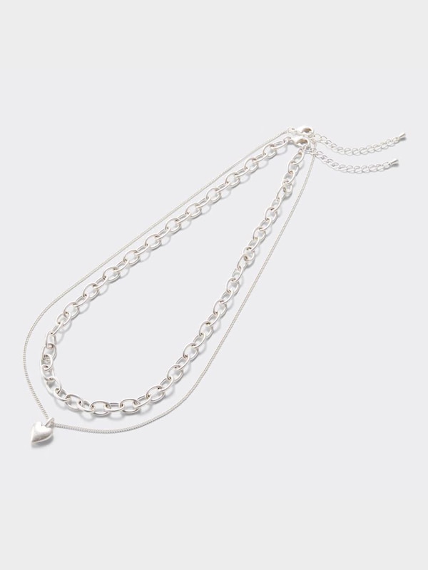 ハートモチーフネックレスセット