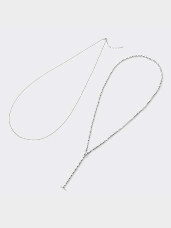 パールライクロングネックレス