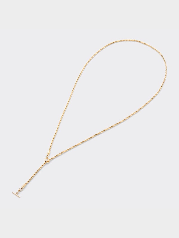 ロングラリエットチェーンネックレス