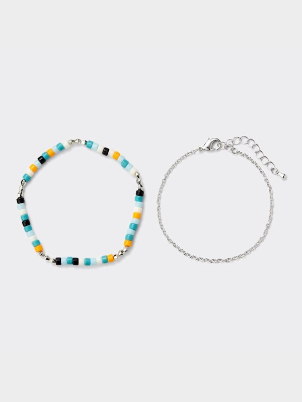 カラービーズブレスレット