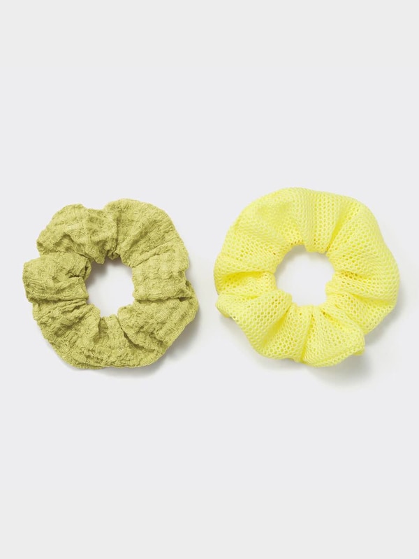 メッシュ&レースシュシュセット2P