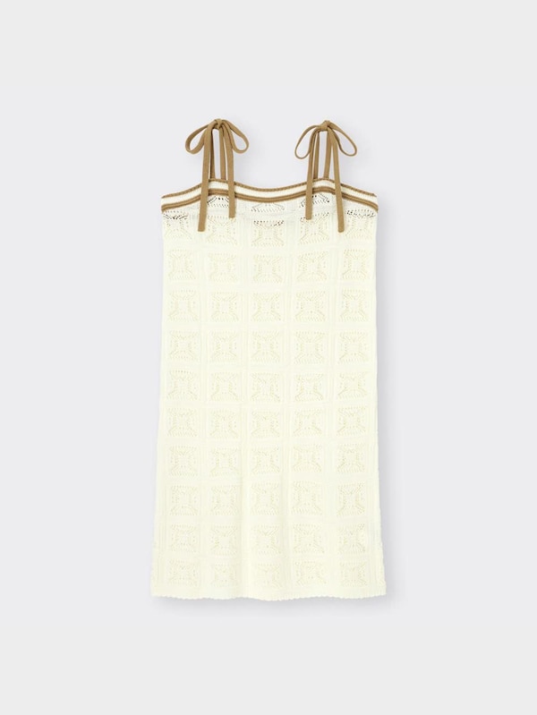 レーシーキャミソールミニワンピースYT+X