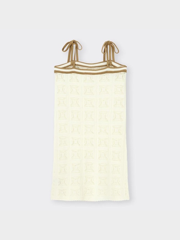 レーシーキャミソールミニワンピースYT+X