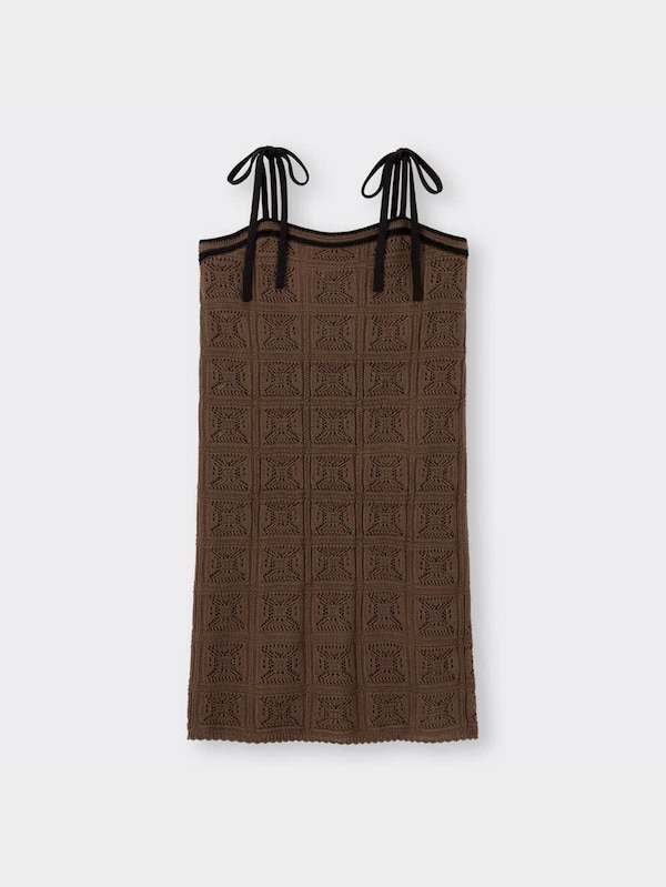 レーシーキャミソールミニワンピースYT+X