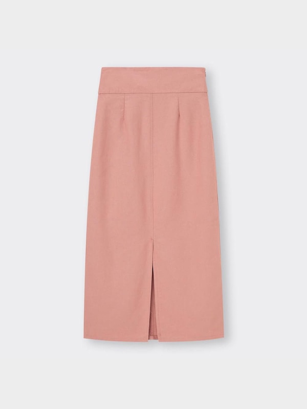 リネンブレンドナローロングスカートZ+E