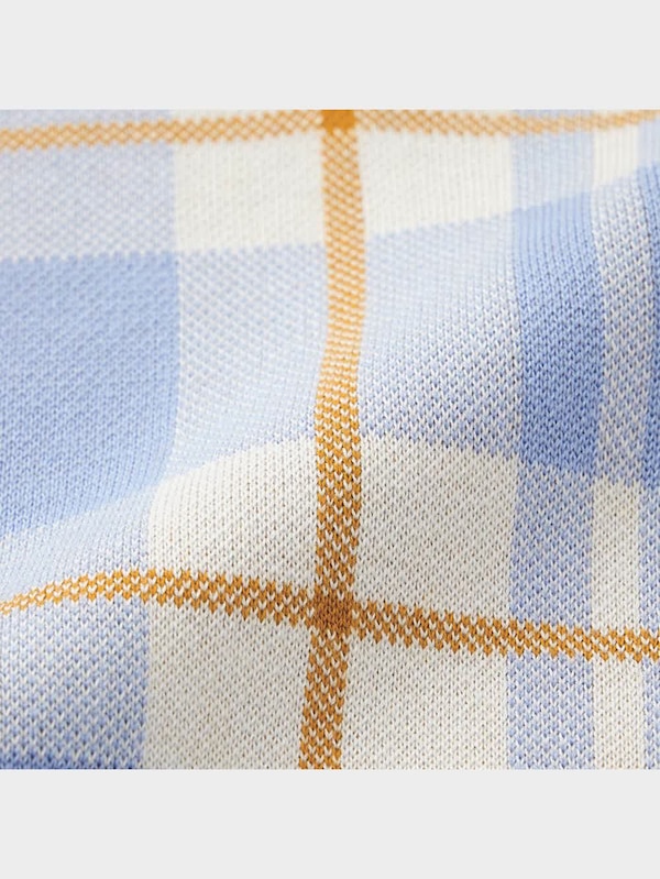 チェッククロップドベストOSC+EC