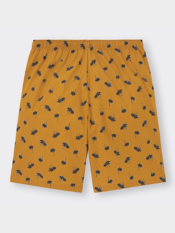 コットンラウンジショーツ(パームツリー)