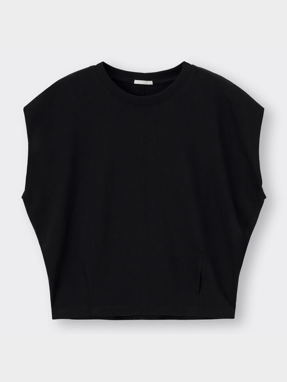 GU公式 | ウエストタックフレンチスリーブT