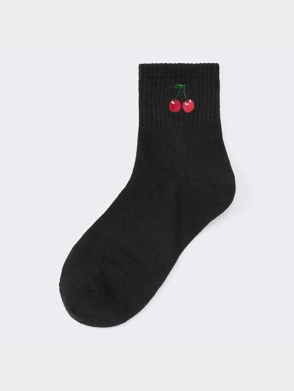 アンクルソックス(刺繍)