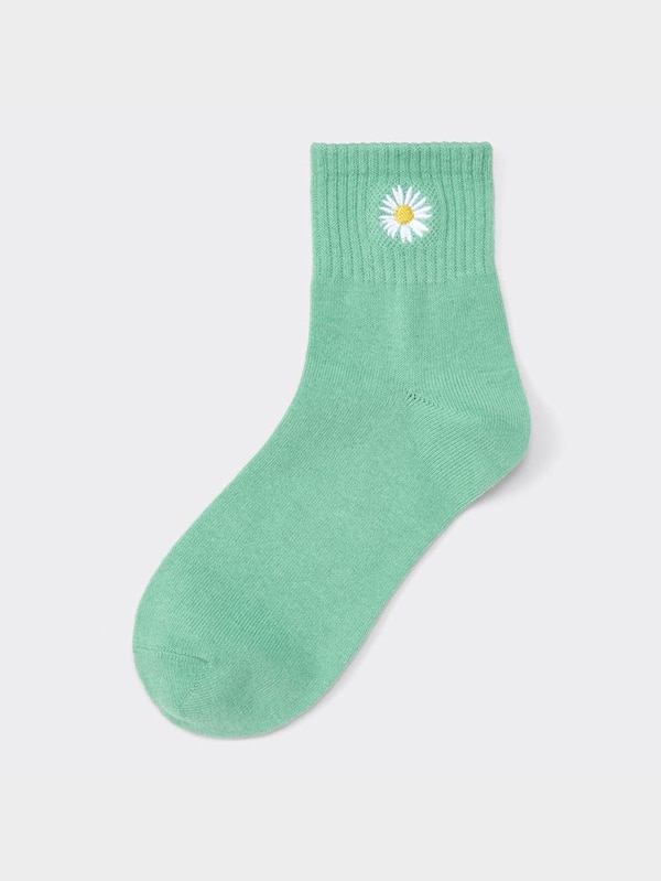 アンクルソックス(刺繍)