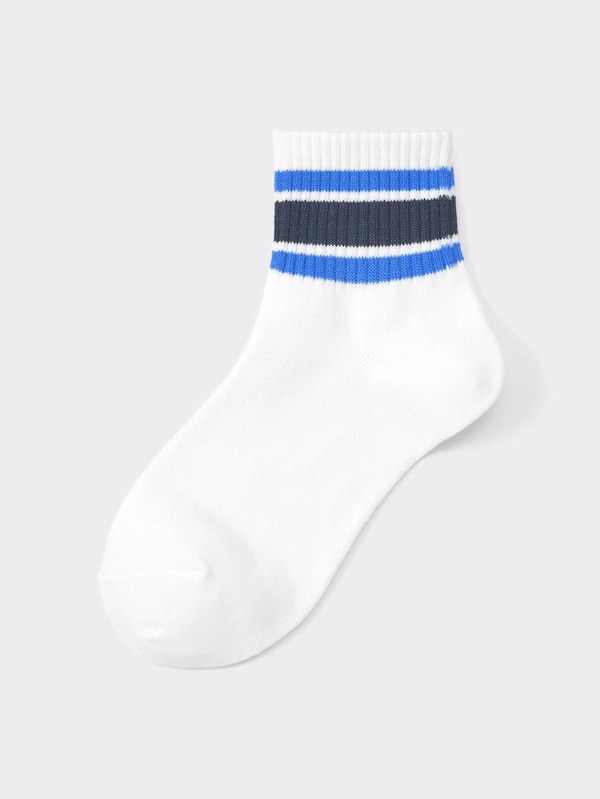 リブラインアンクルソックス