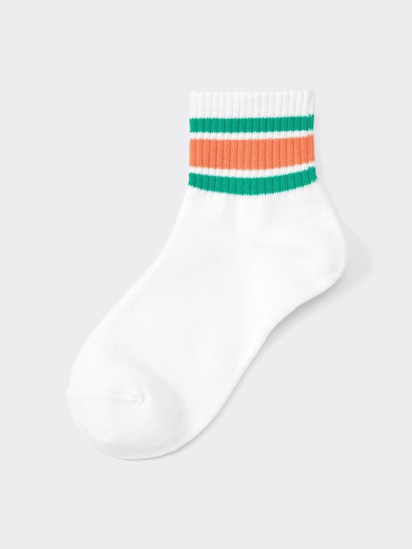 リブラインアンクルソックス