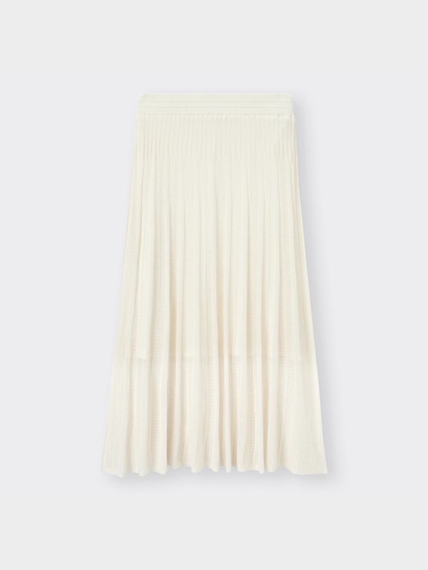 透かし編みニットスカートZ+E