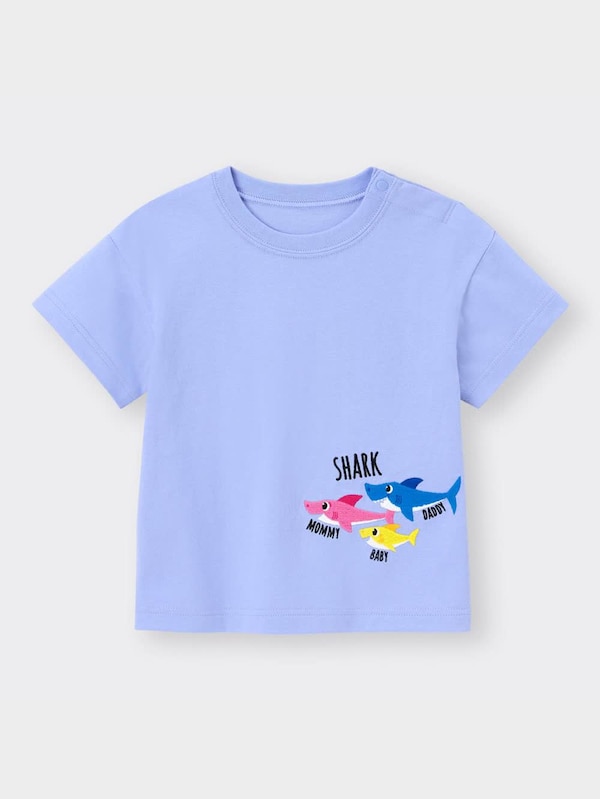 BABY(TODDLER)グラフィックT(半袖) Baby Shark 1