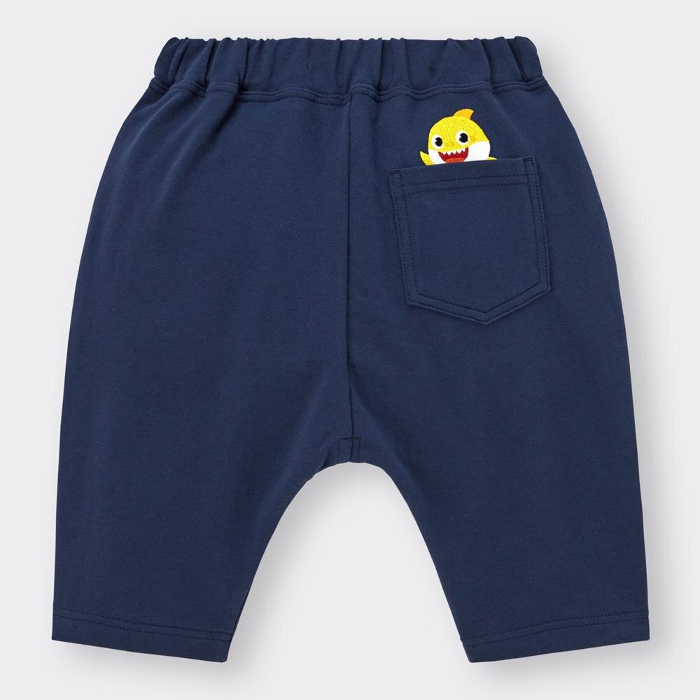 GU公式 | BABY(TODDLER)サマナルパンツ(7分丈) Baby Shark 1