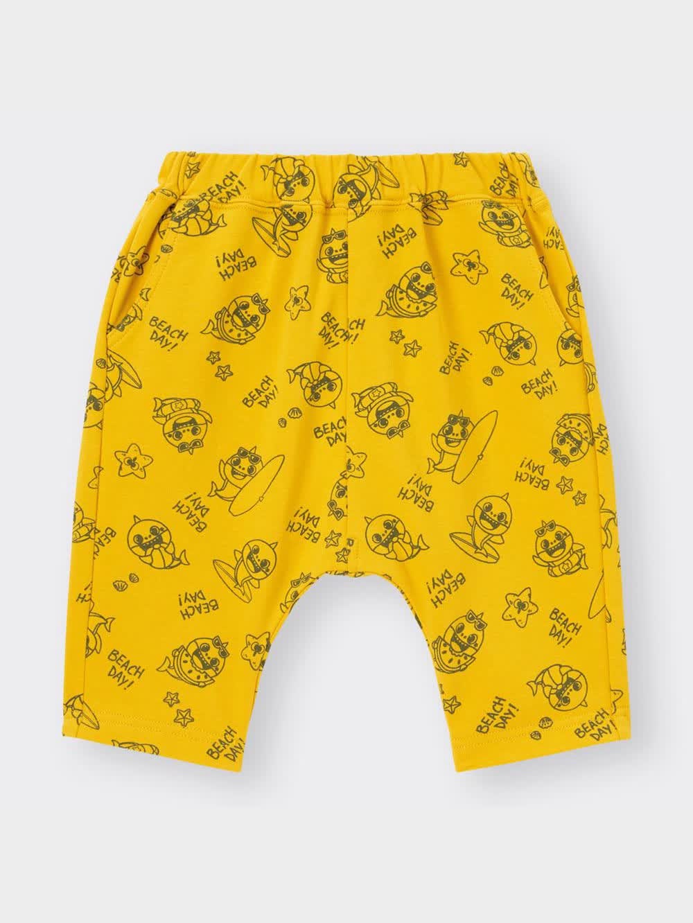 GU公式 | BABY(TODDLER)サマナルパンツ(7分丈) Baby Shark 3
