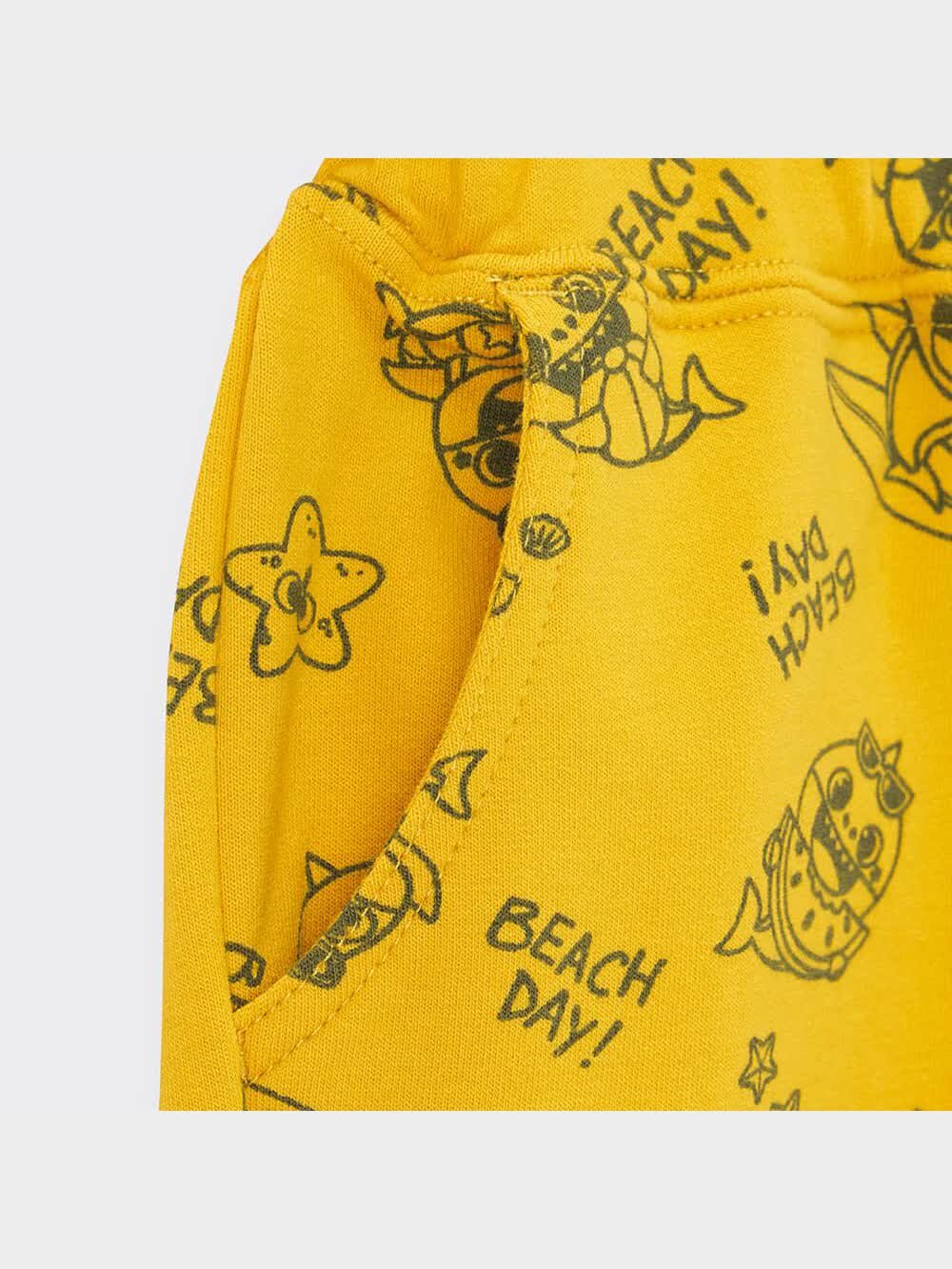 GU公式 | BABY(TODDLER)サマナルパンツ(7分丈) Baby Shark 3