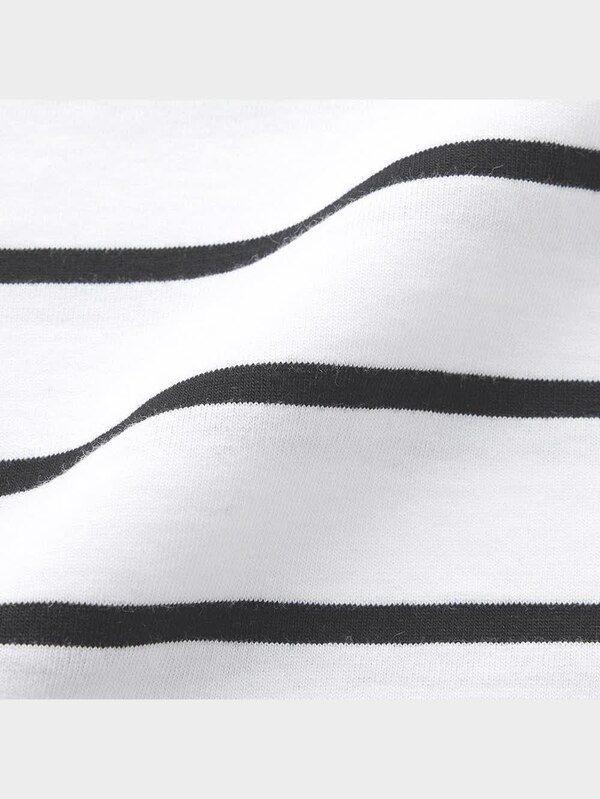 オーバーサイズT(5分袖)(ボーダー)