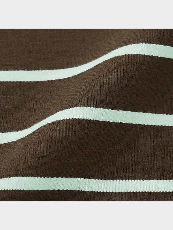 オーバーサイズT(5分袖)(ボーダー)