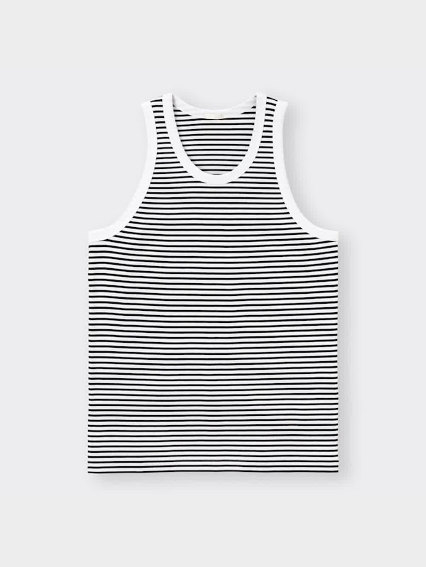 リブタンクトップ(ボーダー)