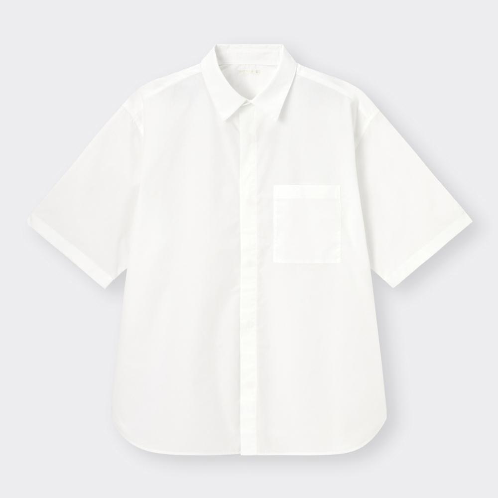 ブロードオーバーサイズシャツ(5分袖)+E