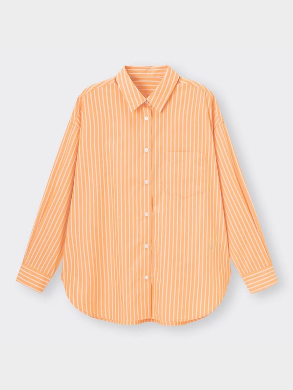 ストライプオーバーサイズシャツ(長袖)B