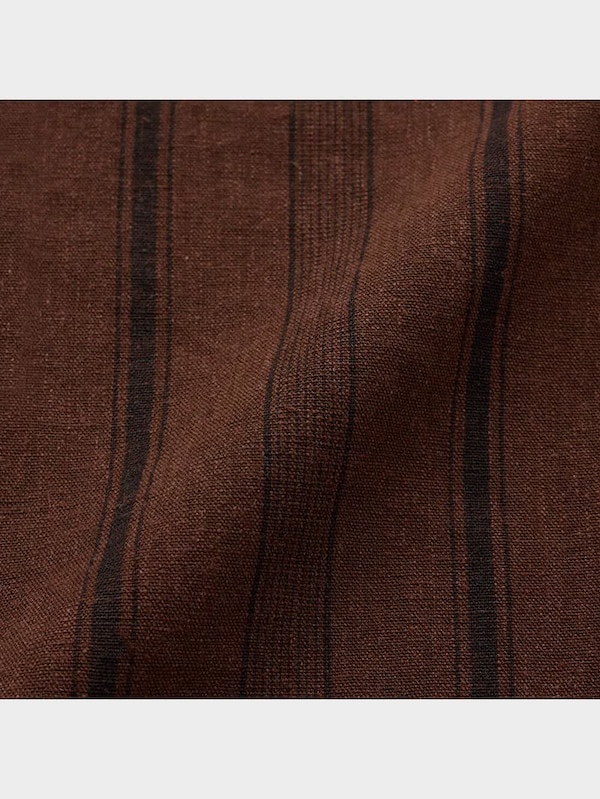 リネンブレンドイージーアンクルパンツ(柄)(セットアップ可能)