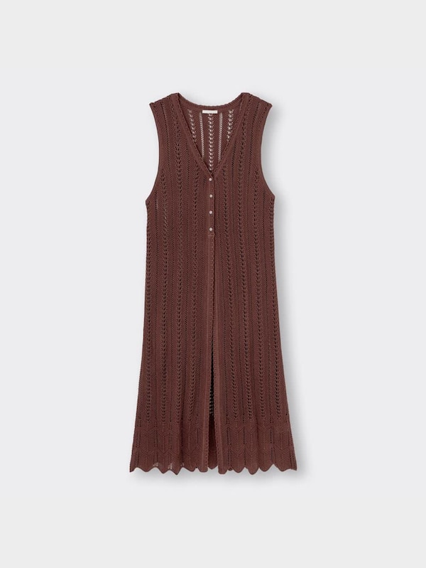 レーシーニットジレOSB+EC