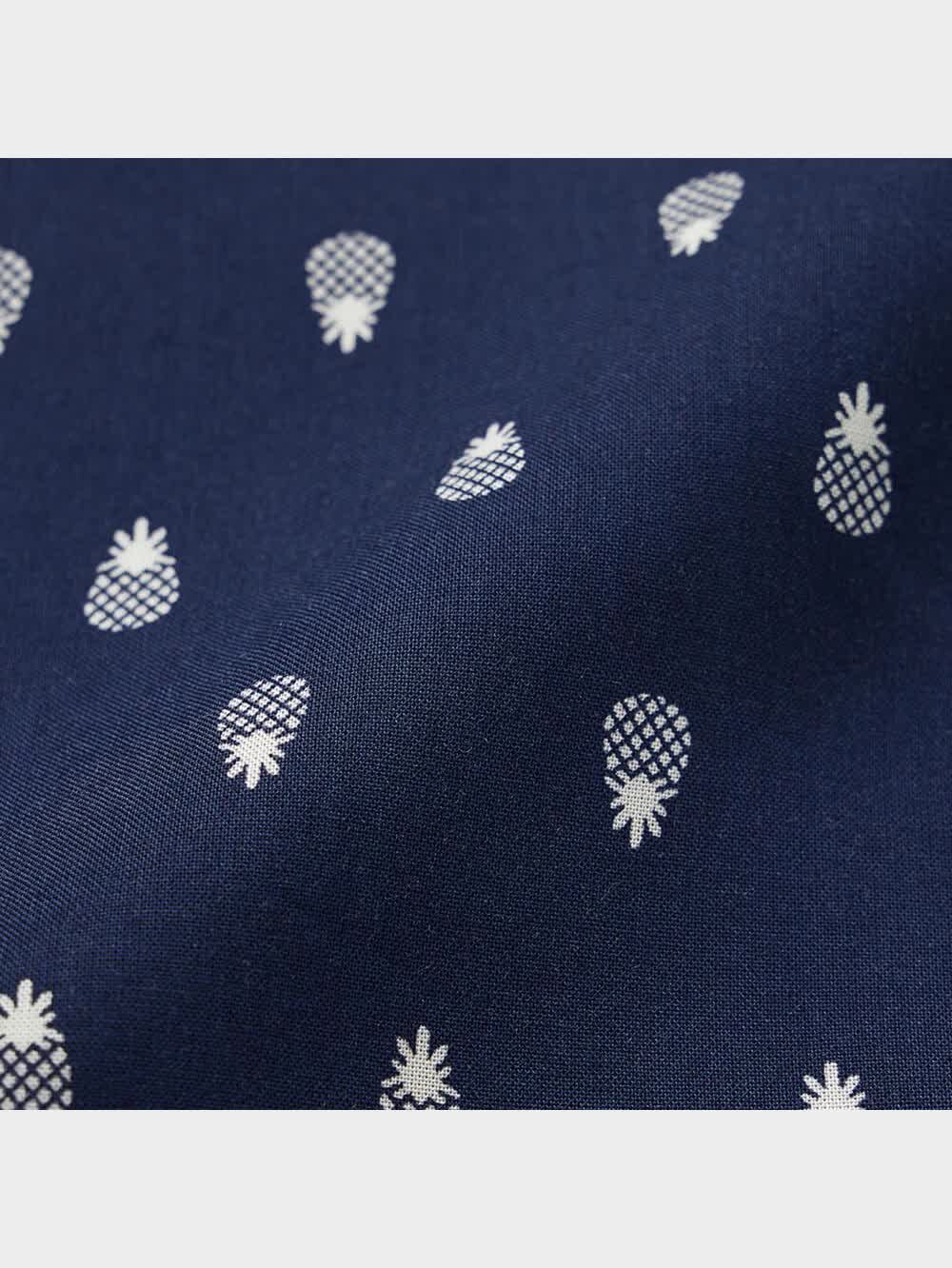 思う壺 GU公式 | コールドフィールレーヨンラウンジパンツ(パイナップル)+E