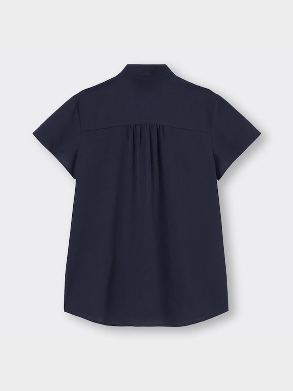 ボウタイブラウス(半袖)Z+X