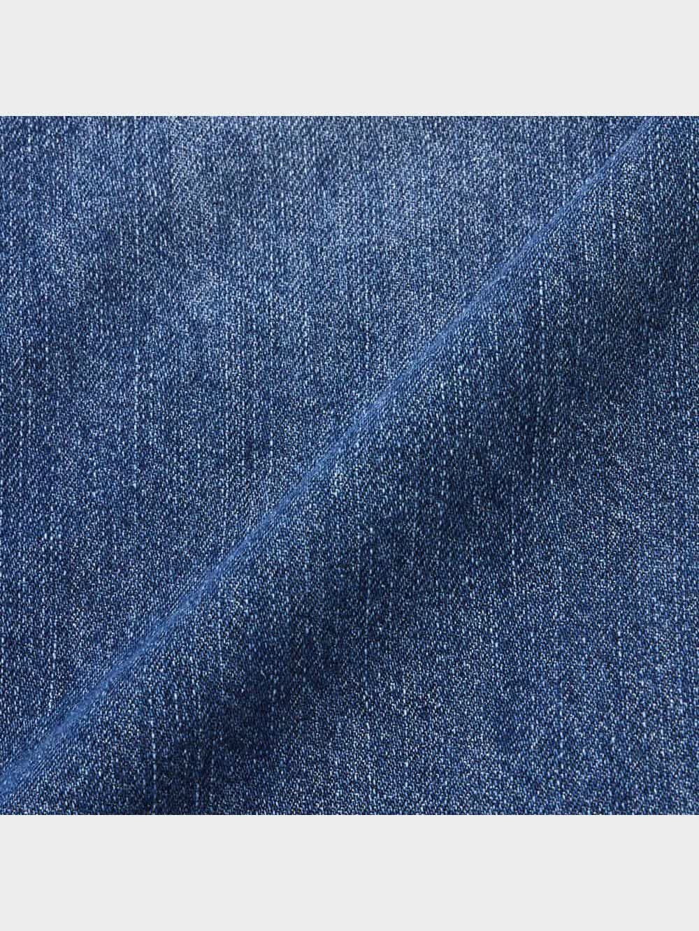 GU公式 | デニムAラインミディスカート+EC(丈短め74.0～78.0cm)