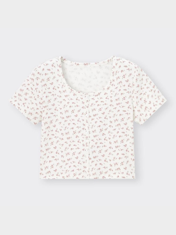 フラワープリントミニT(半袖)OSB+EC