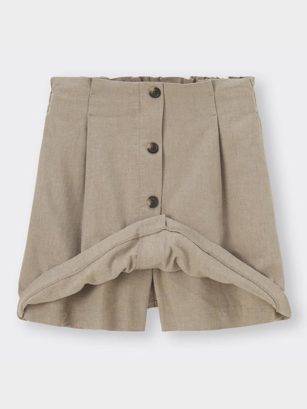 GU公式 | リネンブレンドキュロットOSB+EC