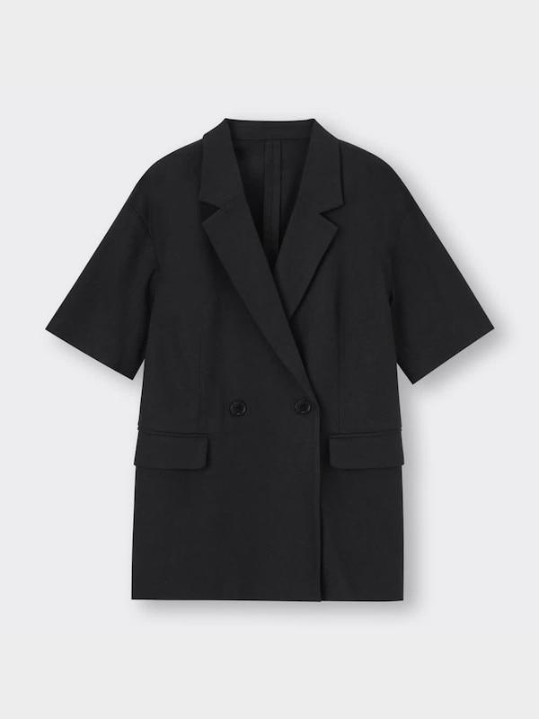 リネンブレンドテーラードジャケットOSA+EC(セットアップ可能)