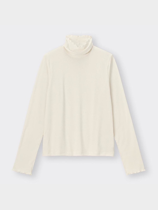 ソフトリブタートルネックT(長袖)(ややスリム)