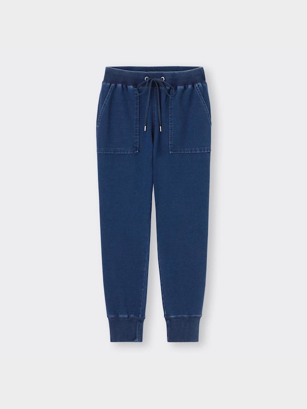 デニムスウェットイージーパンツ+X