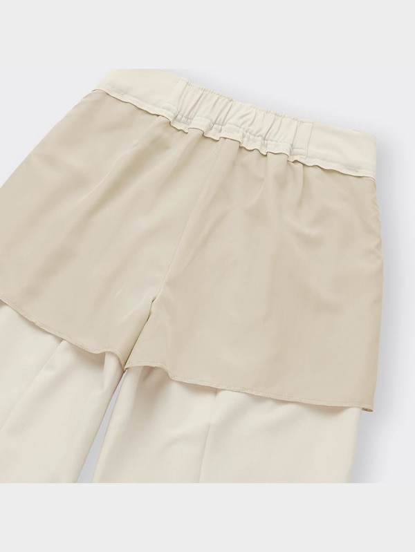 タックワイドパンツ(丈標準70.0～74.0cm)