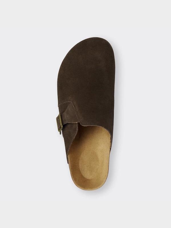 リアルレザークロッグサンダル