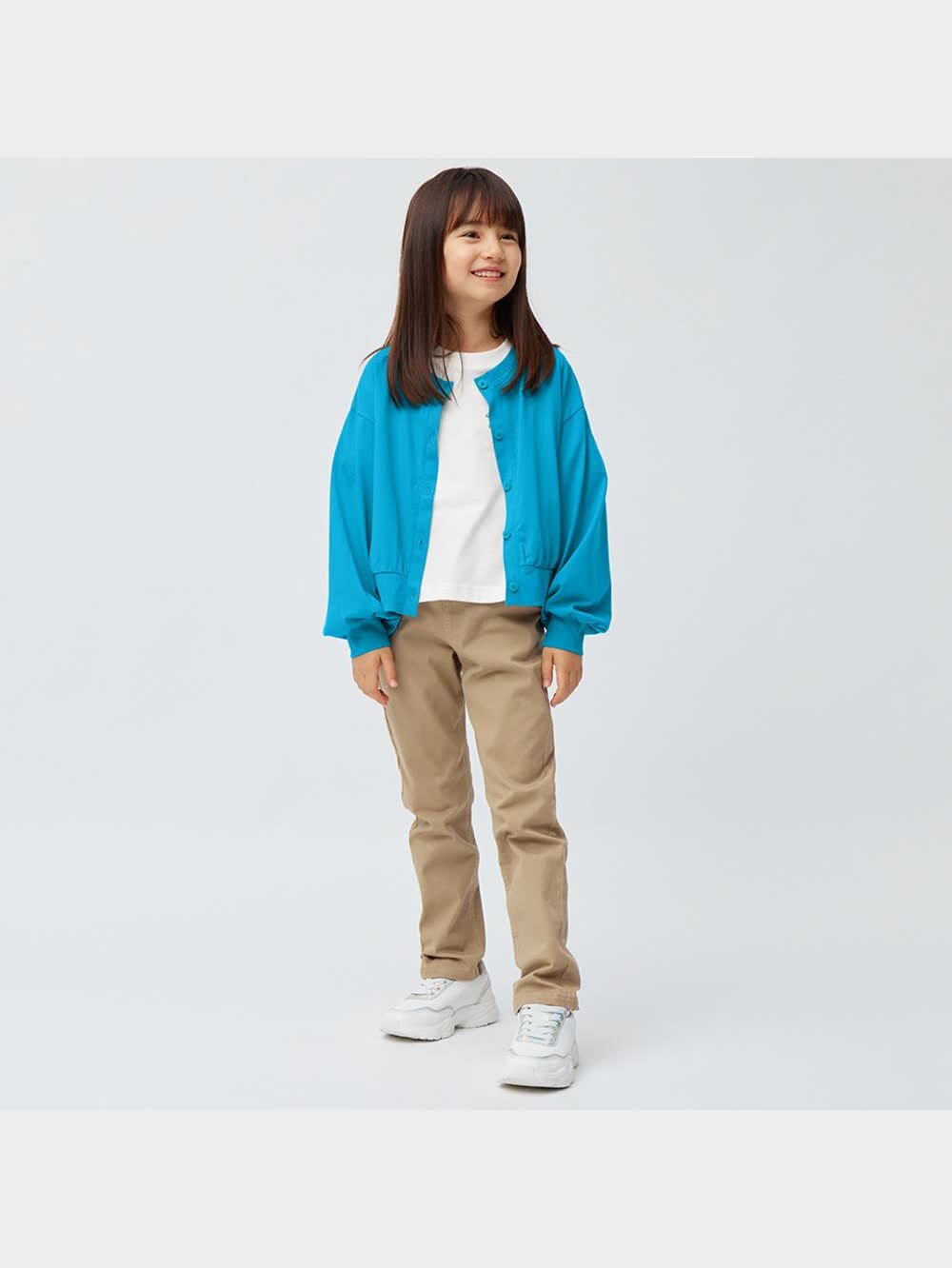 GU公式 | KIDS(男女兼用)のびのびストレートパンツ+E