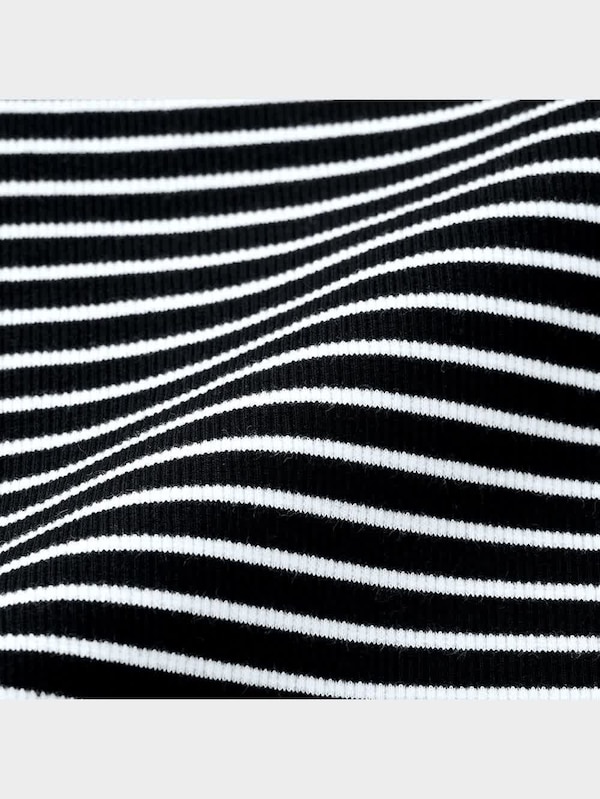 ボーダーワイドネックT(半袖)+E