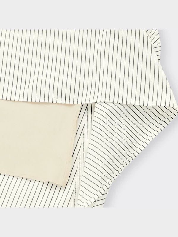 タックフレアミディスカート(ストライプ)(丈標準81.0～85.0cm)