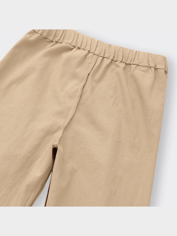 リネンブレンドプルオンパンツ+EC(丈長め80.0cm)(セットアップ可能)